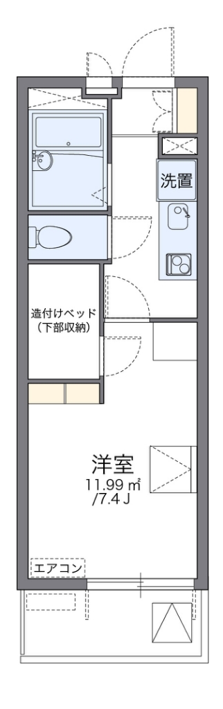 レオパレスゆとろぎ岡部 間取り