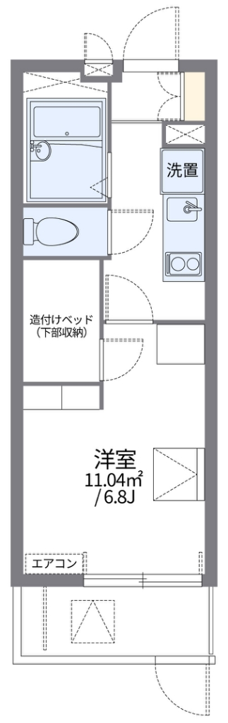 レオパレス豊里Ⅱ 間取り