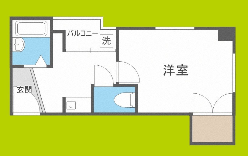 メビウス上本町西レジデンス 間取り