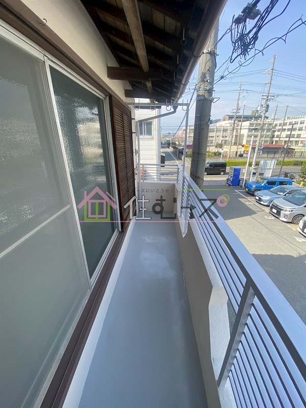巽東4丁目戸建て ベランダ
