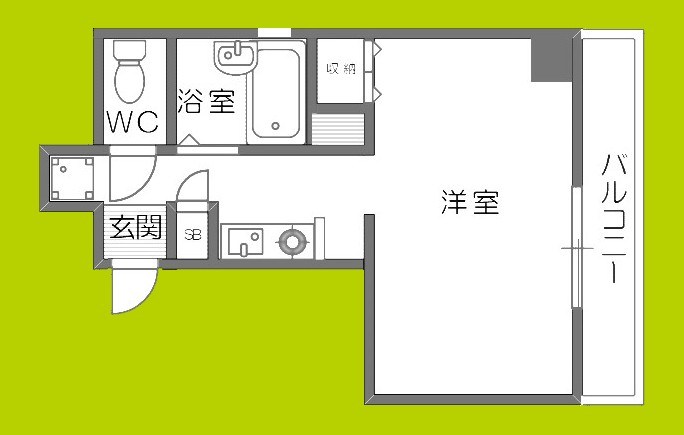 LakiaMaison阿倍野 間取り