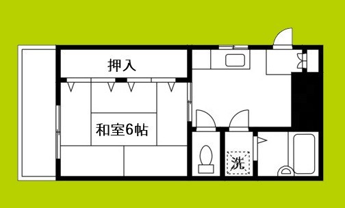 コーポイン美章園＆河堀口 間取り