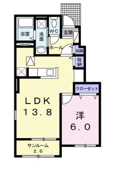 メゾン　ド　エスパス 間取り
