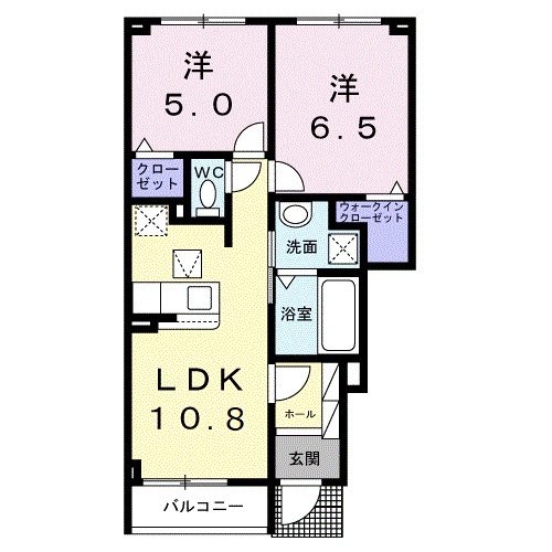 メゾン・ド・ミキＰａｒｔⅥ 間取り図