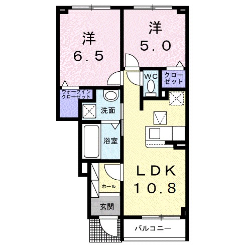 メゾン・ド・ミキＰａｒｔⅥ 間取り図