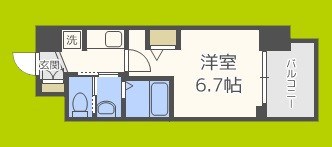エステムコート難波Vブロード 間取り