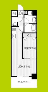 エクレレメディコ天六 間取り