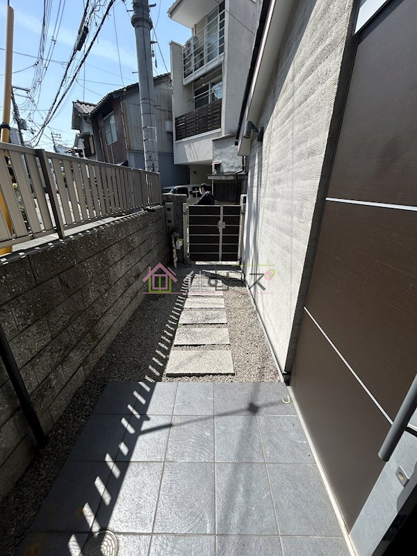 針中野１丁目一戸建貸家 ベランダ