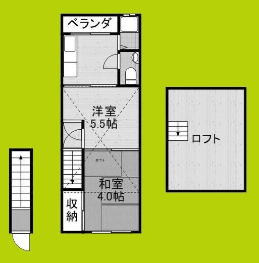大今里1丁目貸家 間取り