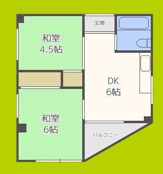 キャッスル駒川 間取り