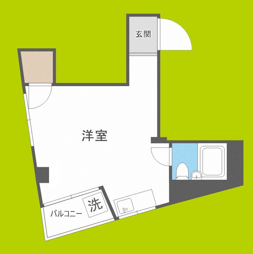 エレガンスコーポ南田辺 間取り
