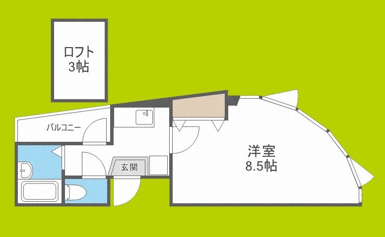 レジデンス夕凪 間取り