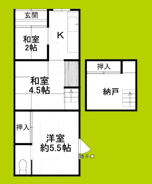 市岡3丁目テラス3 間取り