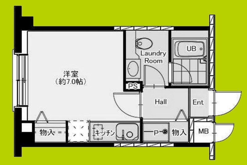 パラドール北加賀屋 間取り