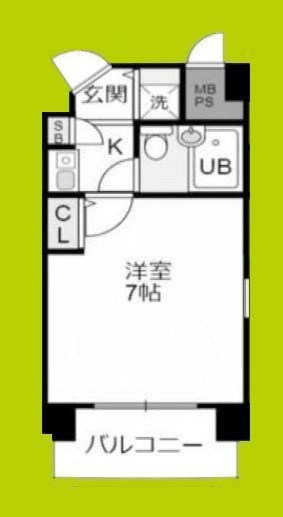 シロハイヌ弁天町 間取り