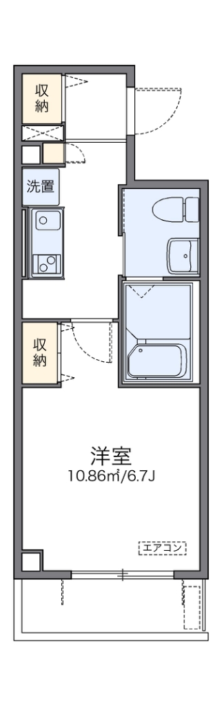レオパレス香行苑１号 間取り