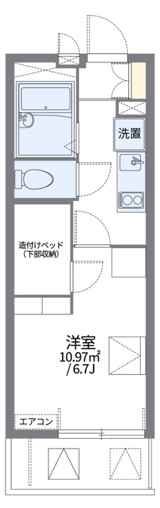 レオパレス栄楽荘 間取り