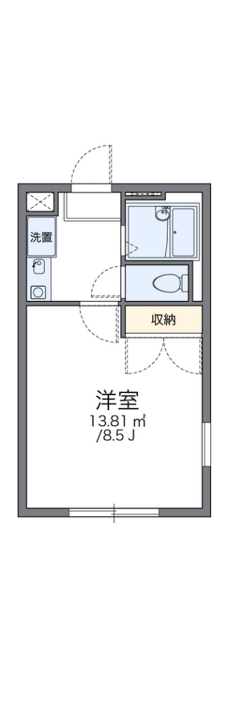 レオパレスプランドール 間取り