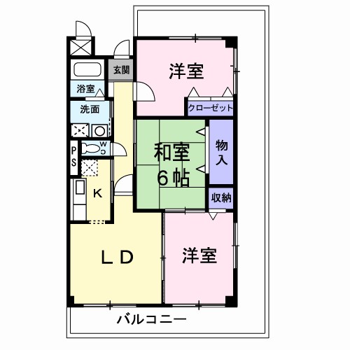 リヴェールうねの 間取り