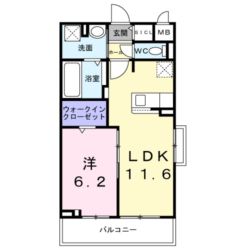 メゾンルミネ若松 間取り