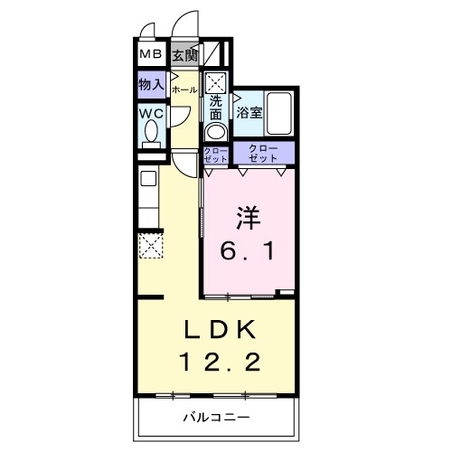 メゾンルミネ若松 間取り