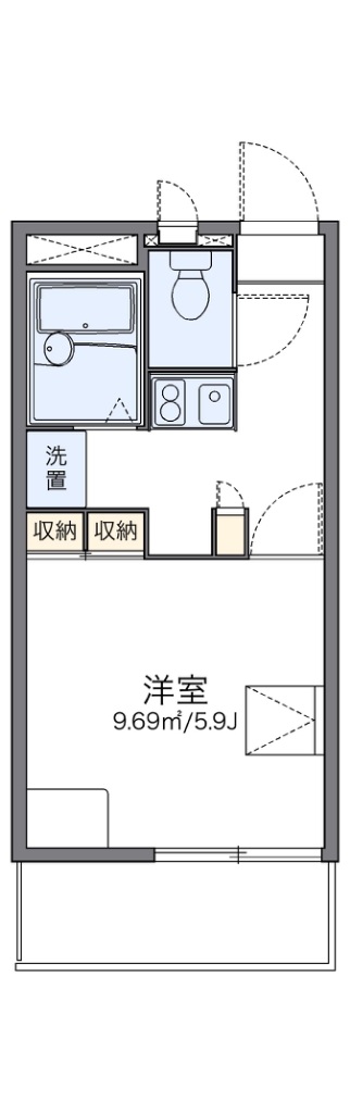 レオパレスＡＫＵＲＡⅡ 間取り