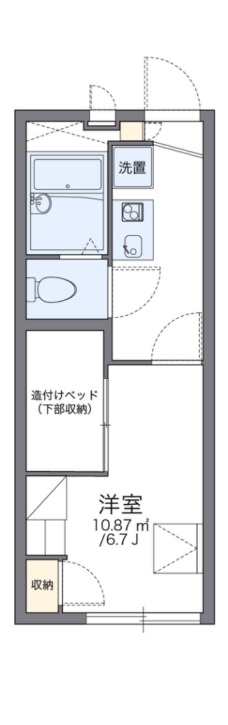 レオパレスさき 間取り