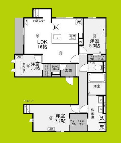 MD　TORISIA 間取り