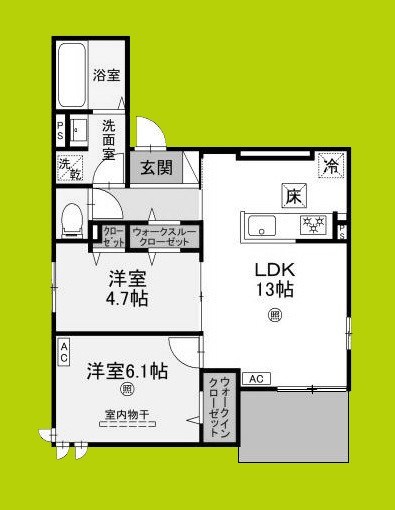 Ciliegio 間取り