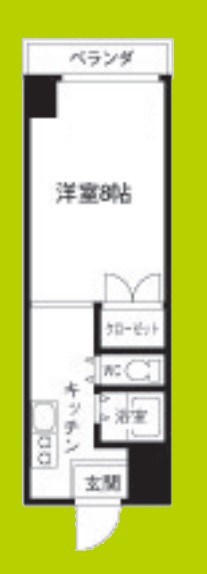 奥内阿波座駅前マンション 間取り