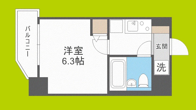 フォーリアライズ難波南ファーロ 間取り