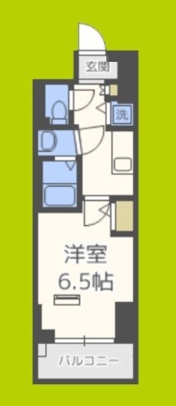 レオンコンフォート難波アッシュ 間取り