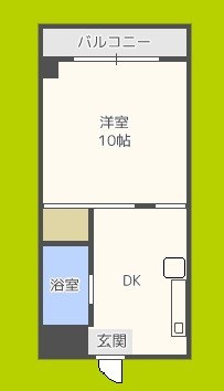 奥内西本町マンション 間取り