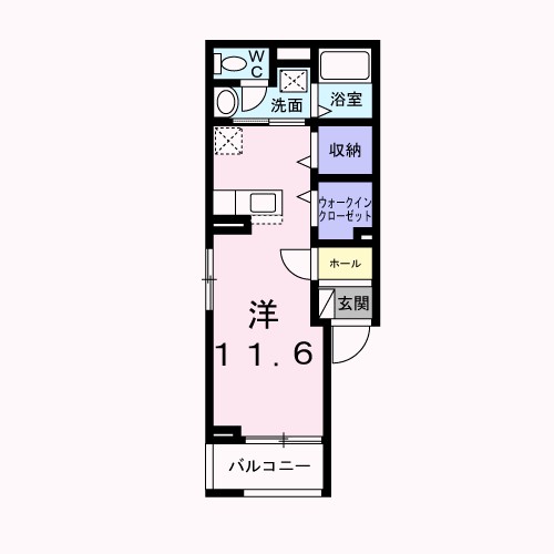 ラ・カーサフェリーチェドゥーエ 間取り図
