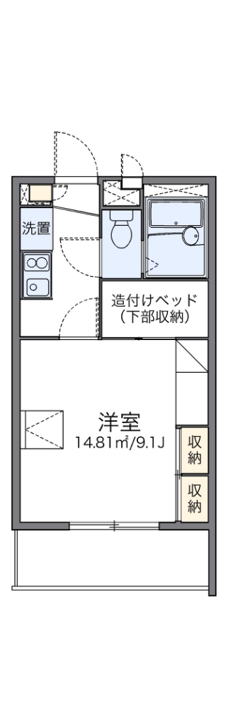 レオパレス多田４ 間取り