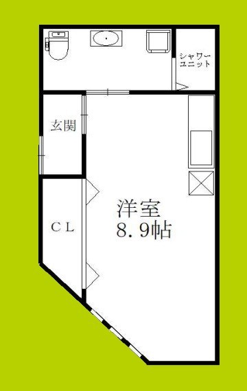 ハイツ千本南 間取り図