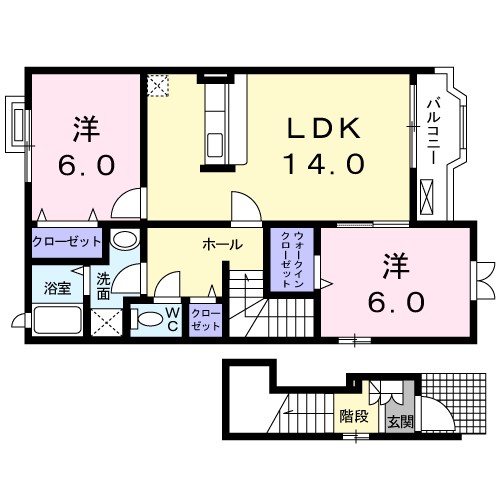メゾン　ドゥ　コリーヌ 間取り