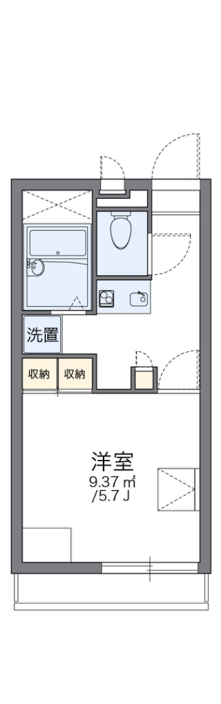 レオパレスフォレストいずみ 間取り