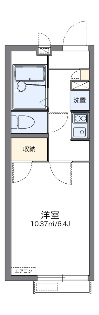 レオパレスエスト桃山台 間取り