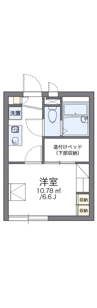 レオパレス杭瀬北新町Ⅰ 間取り