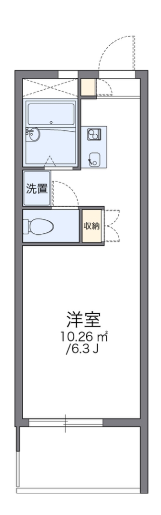 レオパレス東住吉 間取り