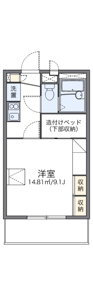 レオパレス多田Ⅰ 間取り