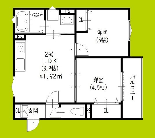 ミモザイズム上野口町 間取り図