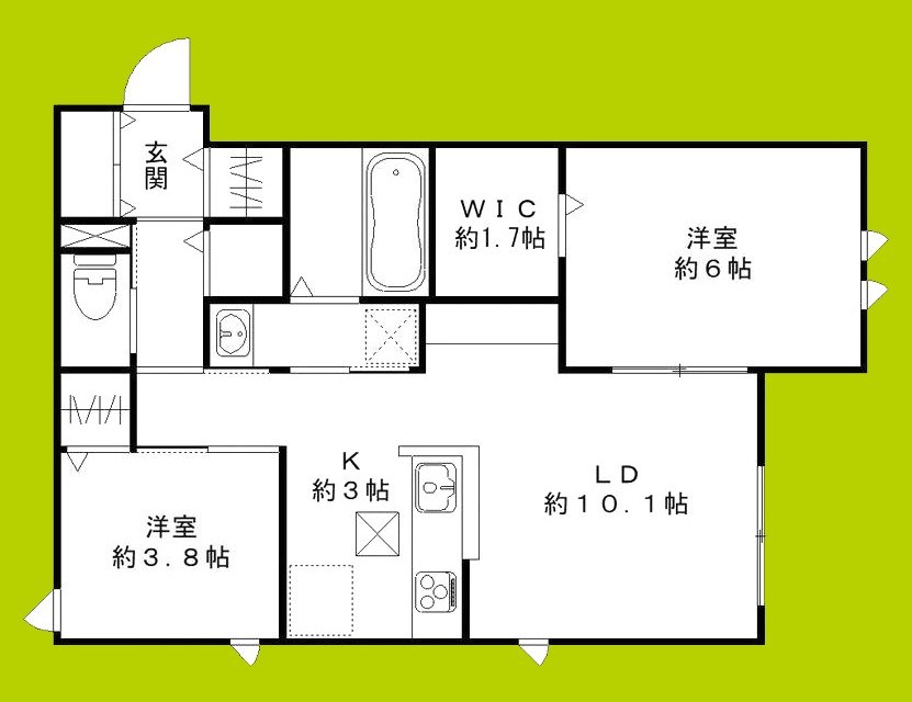 サザンエスト甲東 間取り図