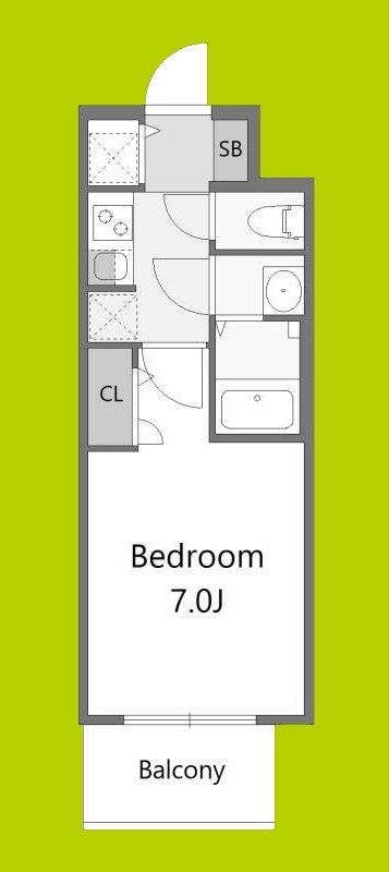 S-RESIDENCE堺浜寺broad 間取り図