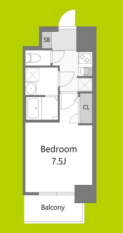S-RESIDENCE堺浜寺broad 間取り図