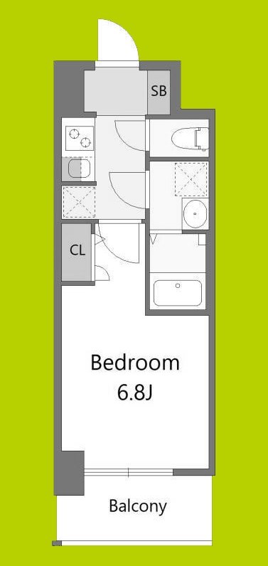 S-RESIDENCE堺浜寺broad 間取り図