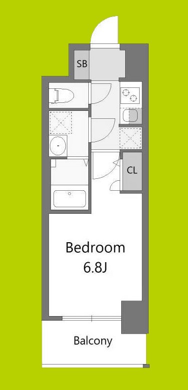 S-RESIDENCE堺浜寺broad 間取り図