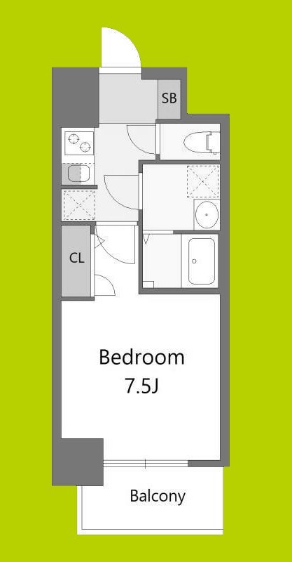 S-RESIDENCE堺浜寺broad 間取り図