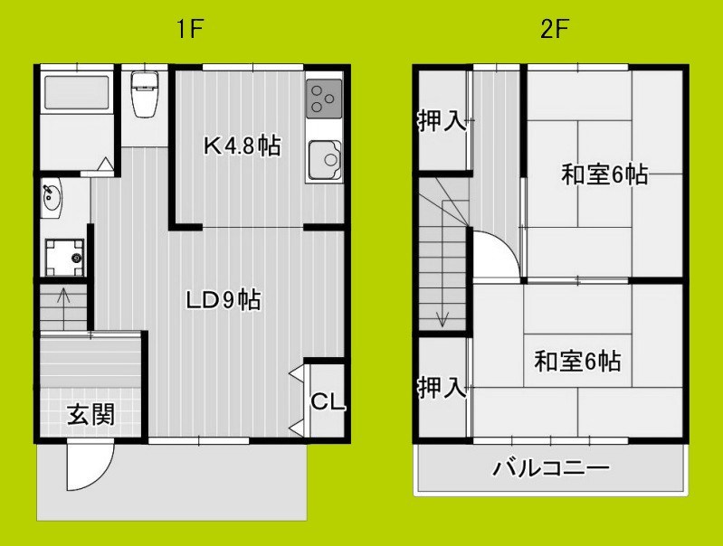 海老江4丁目貸家 間取り